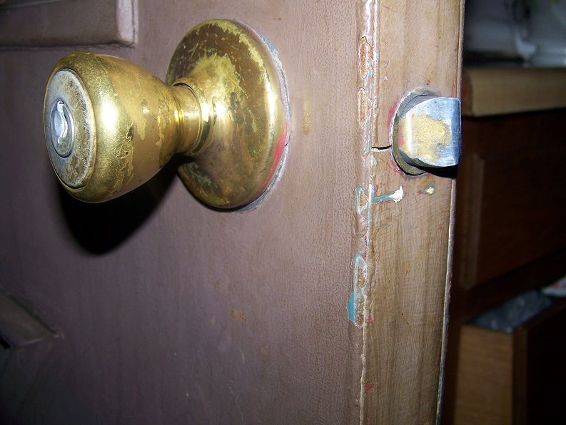 Door knob sticking Community Forums